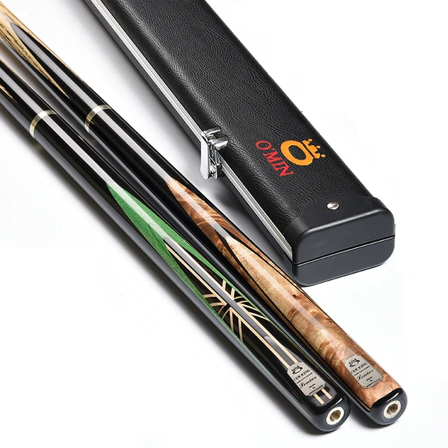 O`MIN Evolution Handmade 3/4 Jointed Snooker Cues Sticks 10mm Tips pool