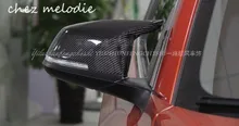 OEM M3 Style Carbon Fiber Car outside exterior rearview Mirror Caps covers For BMW 3 series