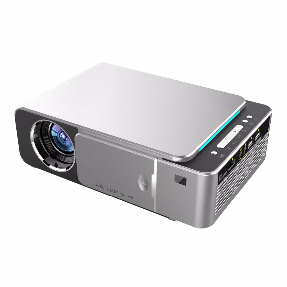

Top UK Plug HD Multimedia Portable LED Projector Projector Home Theater HDMI VGA AV USB SD Lamp Home Theatre W/Remote Control