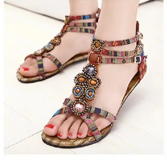 ladies flat sandals with price