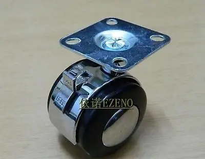 

4x 1.57" Zinc Alloy Swivel Plate Casters Wheel Bearing with Brake