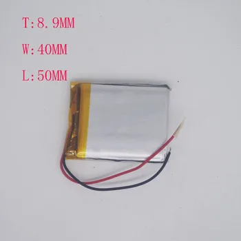 

3.7v polymer battery 804050 / 894050 story machine CarLog core 1600 Mah