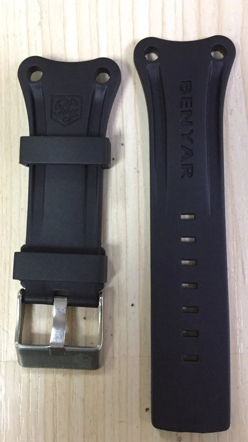 Benyar Ремешки для наручных часов ремешок 22 мм Универсальный кожаный ремешок браслет силиконовый ремешок Ремешки для часов