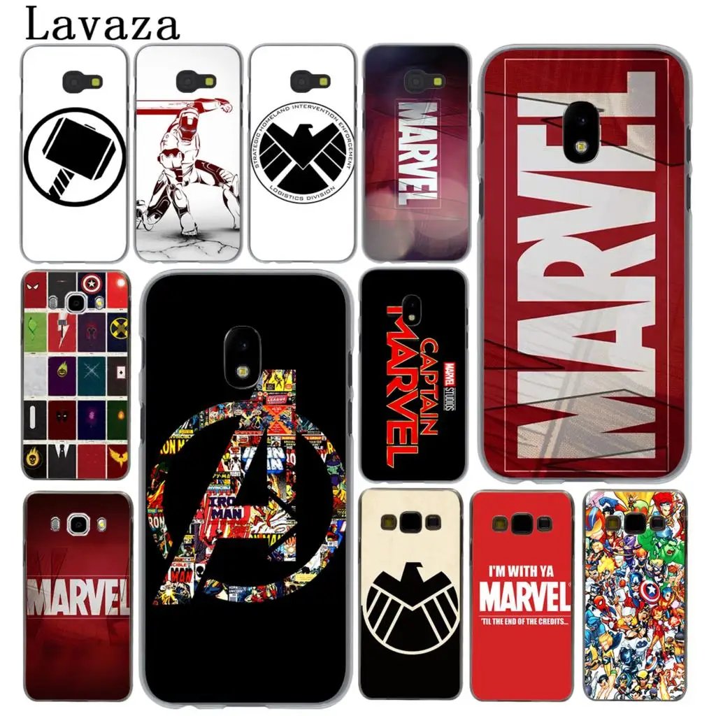 Lavaza Luxury Marvel Comics logo Phone Case for Samsung Galaxy J8 J7 Duo J6 J5 J4 Plus 2018 2017 2016 J2 J3 Prime 2015 Cover | Мобильные