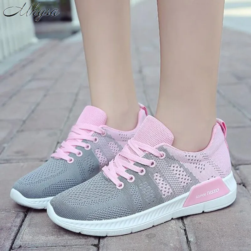 

Mhysa 2019 Spring Autumn New Fashion Tenis Feminino Women Casual Shoes Fashion Light Breathable Mesh Shoes Woman Sneakers S1275