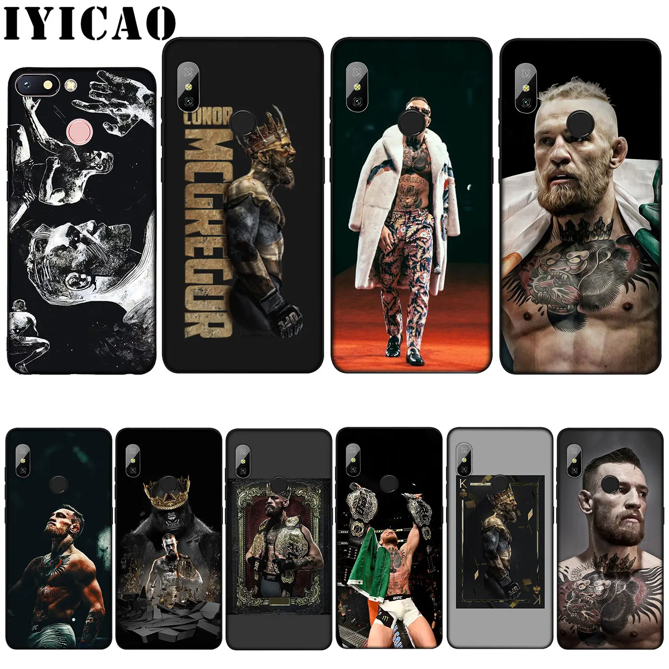 IYICAO Conor McGregor UFC High Quality Soft Silicone Case for Xiaomi Mi 9 8 A2 Lite A1 6 pocophone f1 MAX 3 mi9 mi8 mia2 |