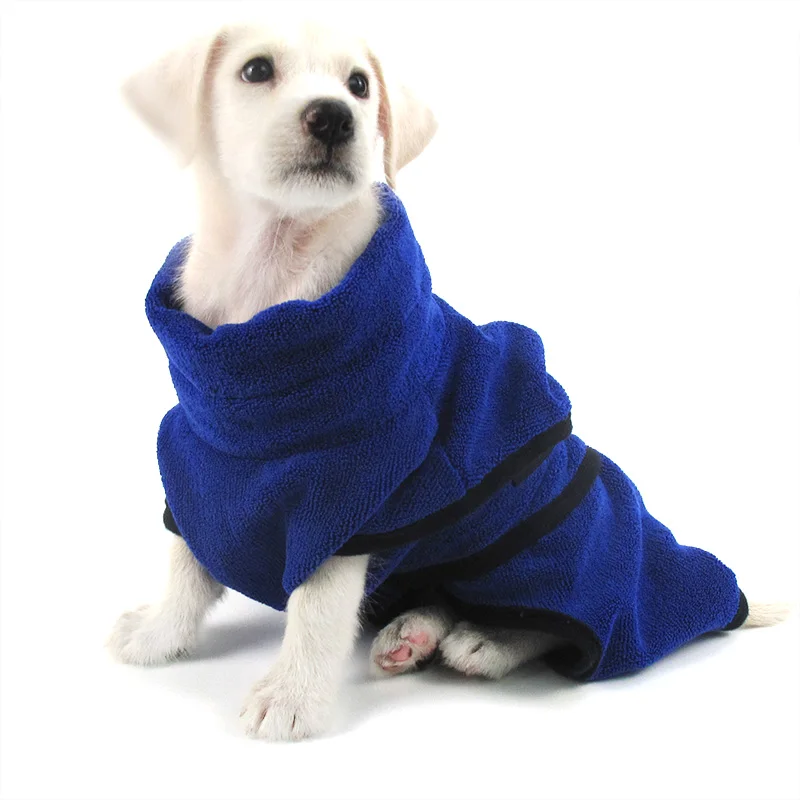 Buy Soft Pet Towel Super Absorbent Dog Bathrobe Superfine Fiber Towel Quick Dry