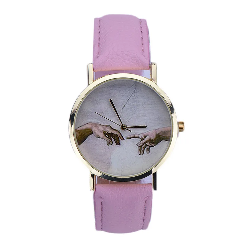 ЖЕНСКИЕ НАРЯДНЫЕ часы модные повседневные часы с кожаным ремешком и бабочкой Аналоговые кварцевые наручные часы женские часы с браслетом B5 - Цвет: Pink