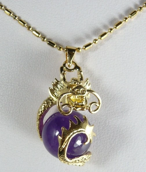 wan wholesale chinese fancy design 18kgp dragon inlay 12mm dark purple jade pendant jewelry 06 jewelry necklace pendant jewelry specialsjewelry spider aliexpress aliexpress