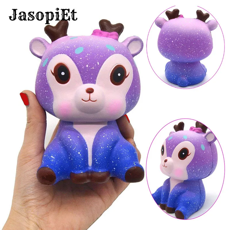 JasopiEt 8 стильные сжимаемые игрушки для снятия стресса Sika Deer антистрессовая