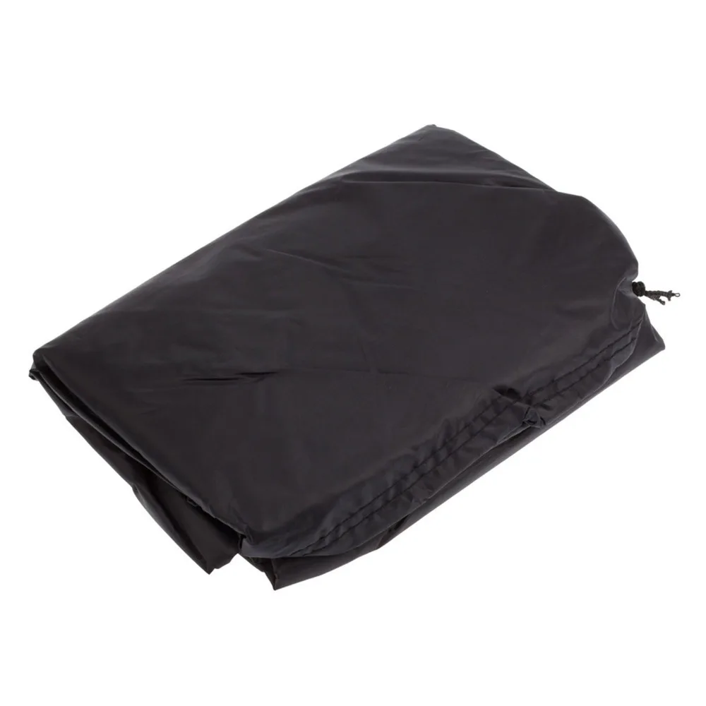 1Pc 100% High Quality Black Waterproof BBQ Cover Outdoor Rain Barbecue Grill Protector For Gas Charcoal Electric Barbeque Grill