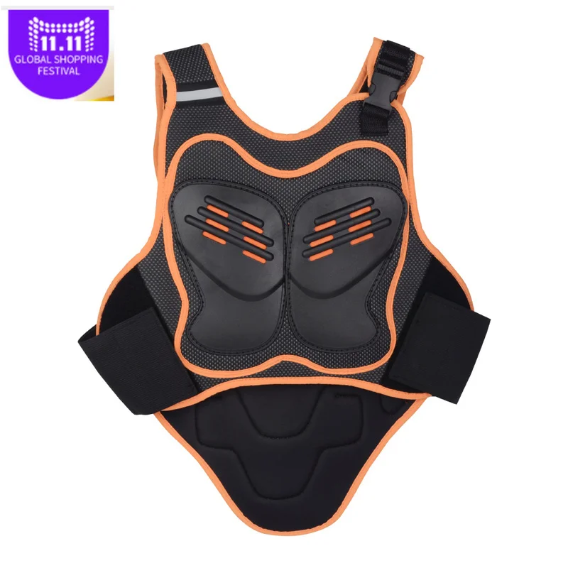 

Motorcycles Armor Protection Motocross Clothing Jacket Protector Moto Cross Back Armor Protector Motorcycle Jackets orange
