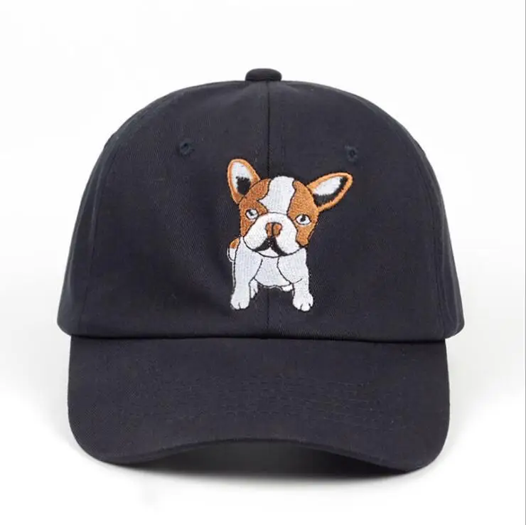 Cute dog embroidered baseball capin Men's Baseball Caps from Apparel