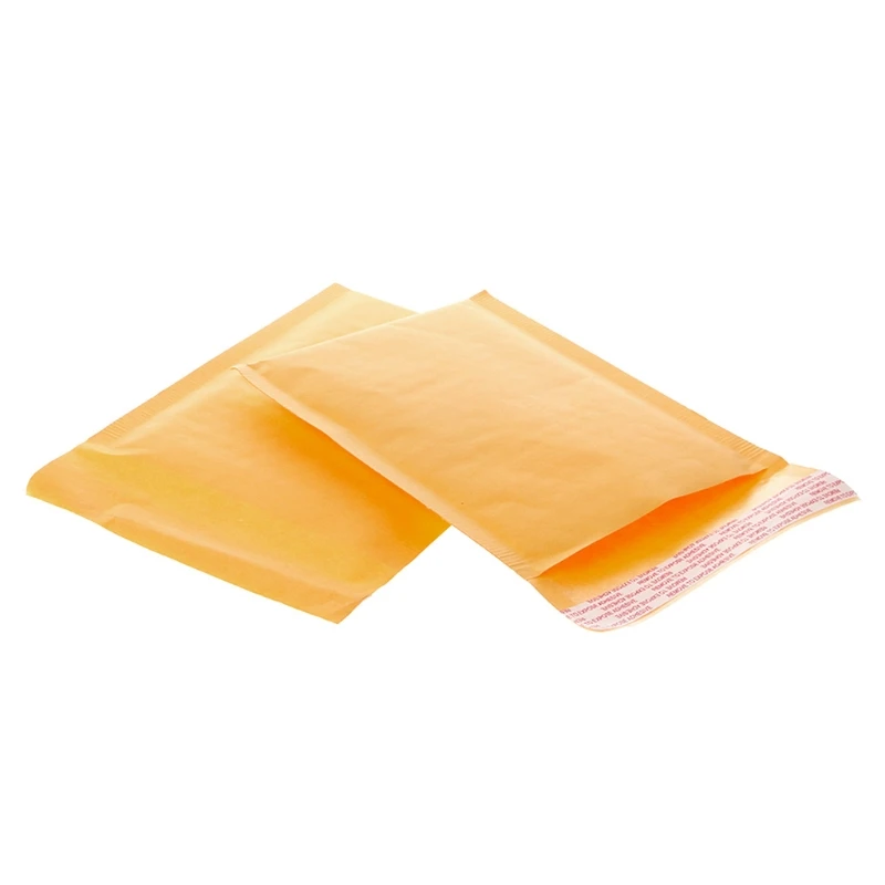10 шт крафтовый конверт с упаковочной пленкой внутри желтый мягкий Почтовый пакет бумажные доставка бумажные конверты конверт