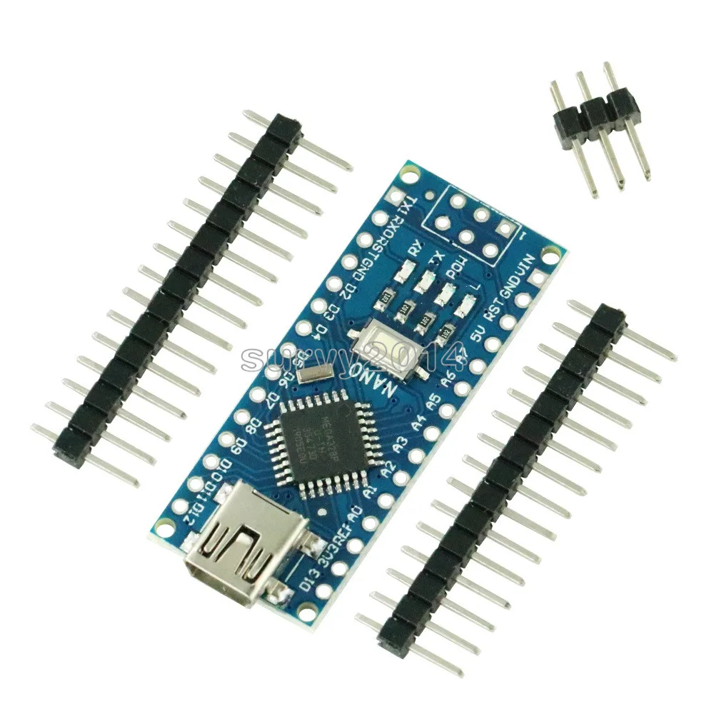 Nano Mini USB с Загрузчиком совместимый Nano 3,0 контроллер Arduino CH340 USB драйвер 16 МГц Nano v3.0 ATMEGA328P/168 P