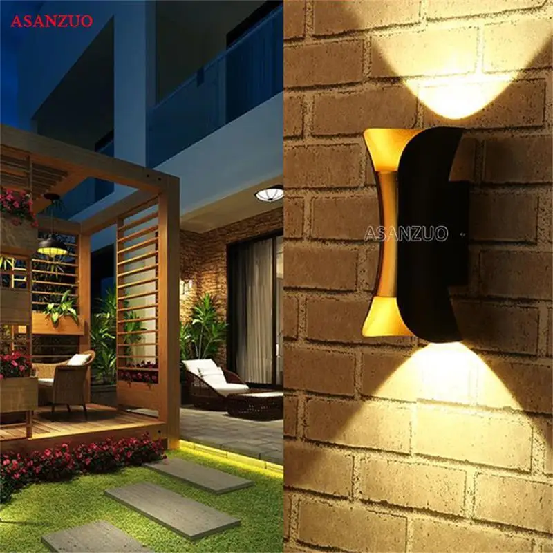 Up&Down Wall Light outdoor waterproof IP65 10W COB LED Wall Lamp Hotel Aisle Balcony Villa Garden Porch Wall Light