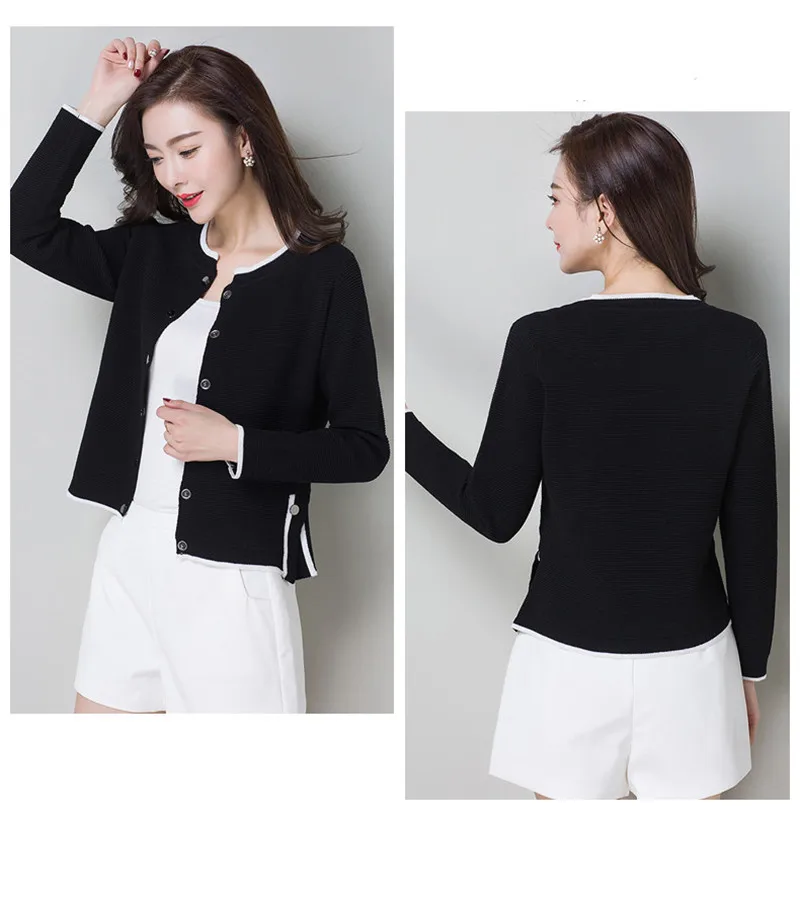 OLGITUM Women Knit Cardigan spring Slim Loose linra sweater Cardigan Cashmere Blending Women coat for women SW249