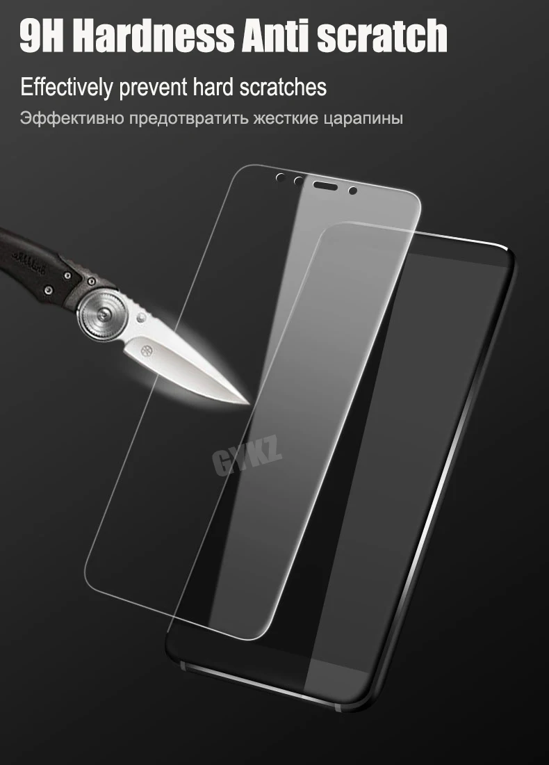 GYKZ закаленное стекло на весь экран для Xiaomi Redmi 5 5 Plus, Защита экрана для Xiaomi Redmi 5 5 Plus, стекло для телефона Redmi 5 Plus