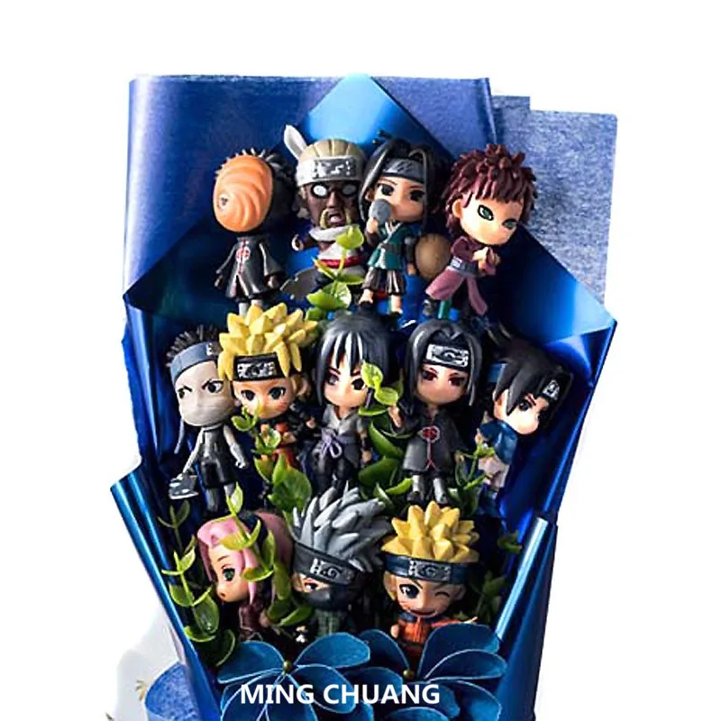 NARUTO-Hokage-Uzumaki-Naruto-Uchiha-Sasuke-Haruno-Sakura-Umino-Iruka-Bouquet-Holiday-Gift-Valentines-Gift-Action (2)