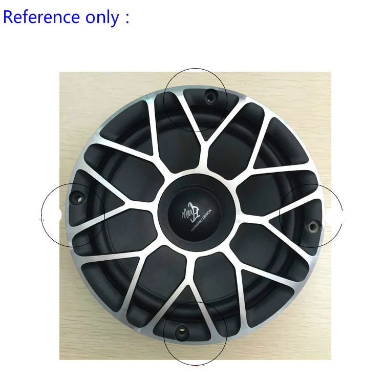 alto-falante grade malha gabinete de alumínio woofer