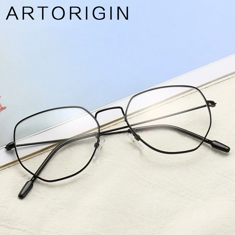 ARTORIGIN стильные необычные очки оправа прозрачные для женщин плоская
