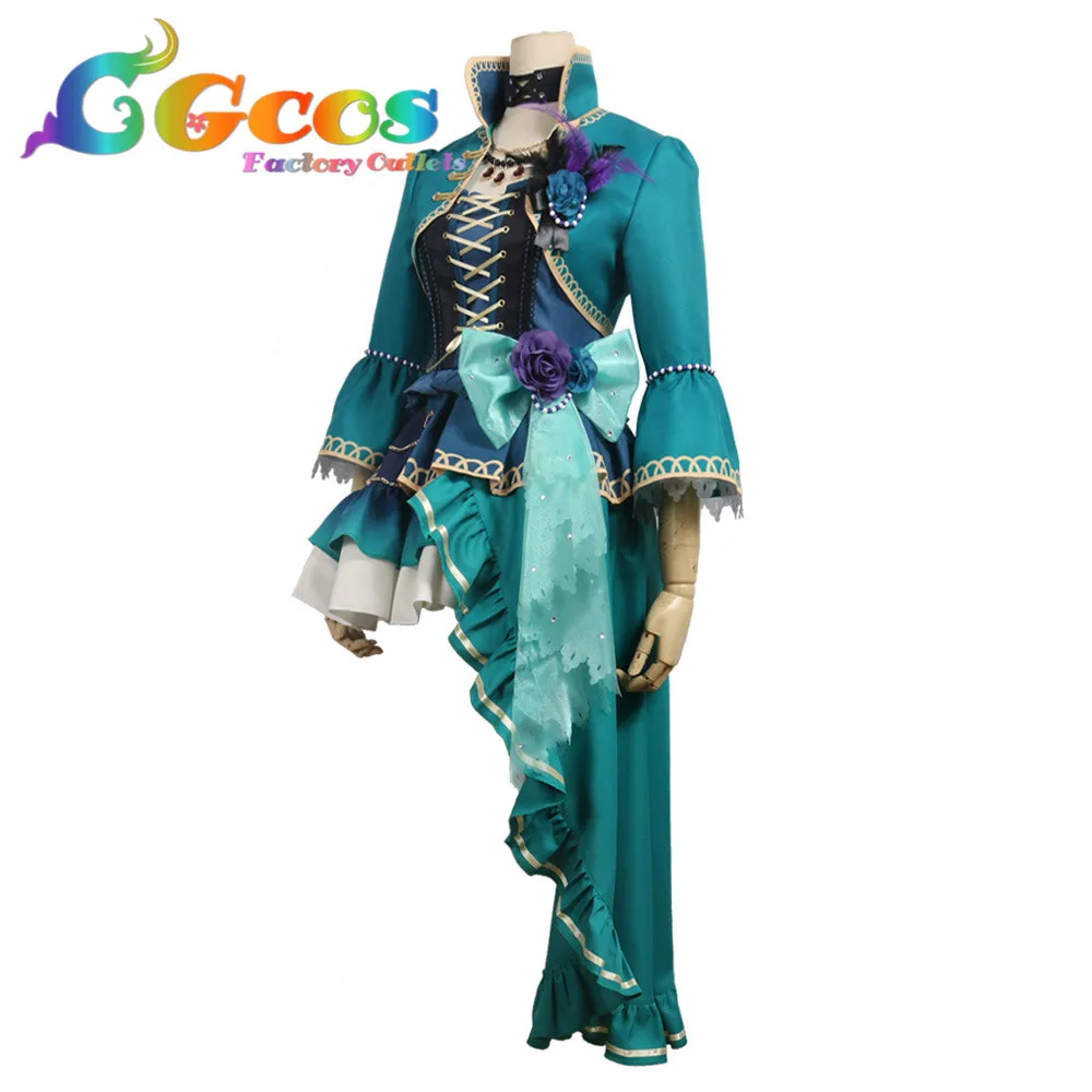 CGCOS Бесплатная доставка костюм для косплея Bang Dream! Roselia Opera of the wastreland Minato Yukina платье