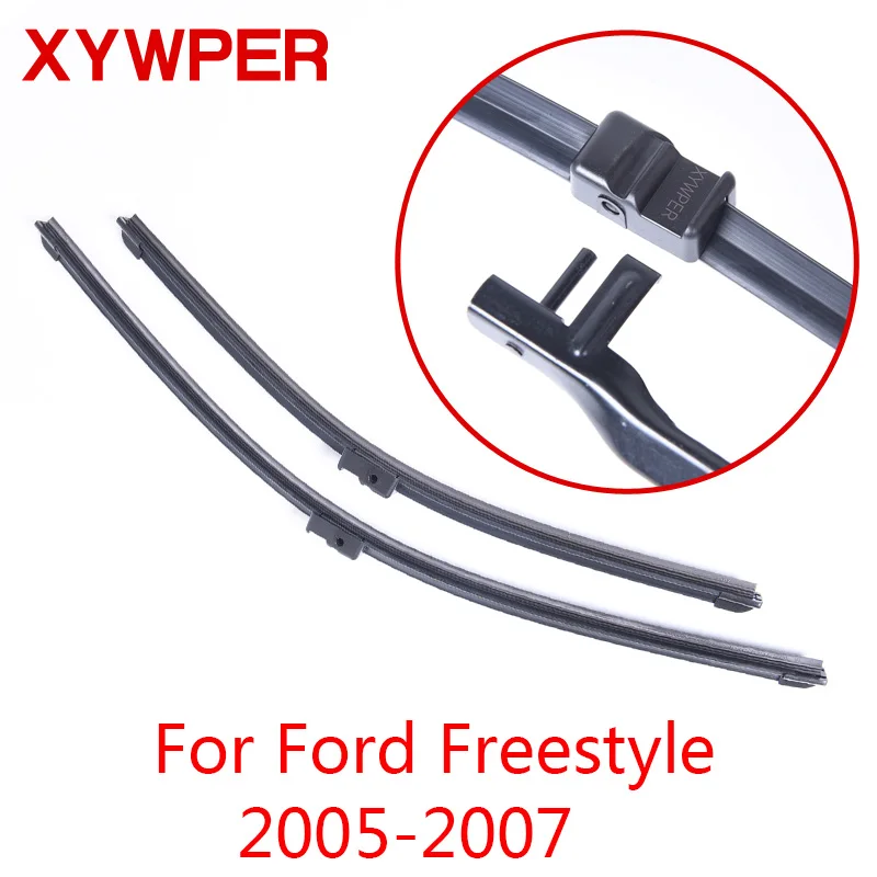 XYWPER Wiper Blades for Ford Freestyle 2005 2006 2007 Car Accessories Soft Rubber Windshield 2005 Ford Freestyle Rear Wiper Blade Size