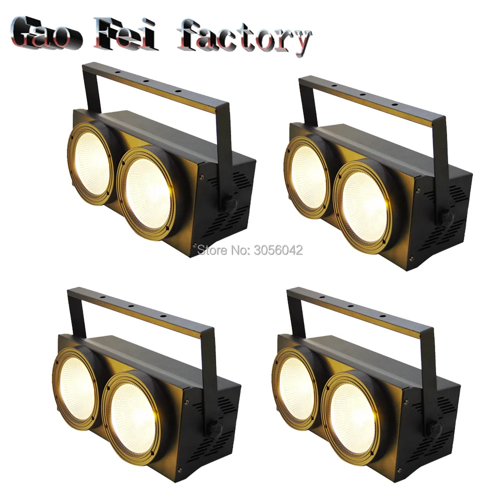

4pcs/lot Led par Light 2x100W 2in1 Warm White Cob LED Par Can