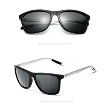 Men Women Retro Aluminum+TR90 Sunglasses Polarized Sunglasses Vintage Eyewear For Design Unisex