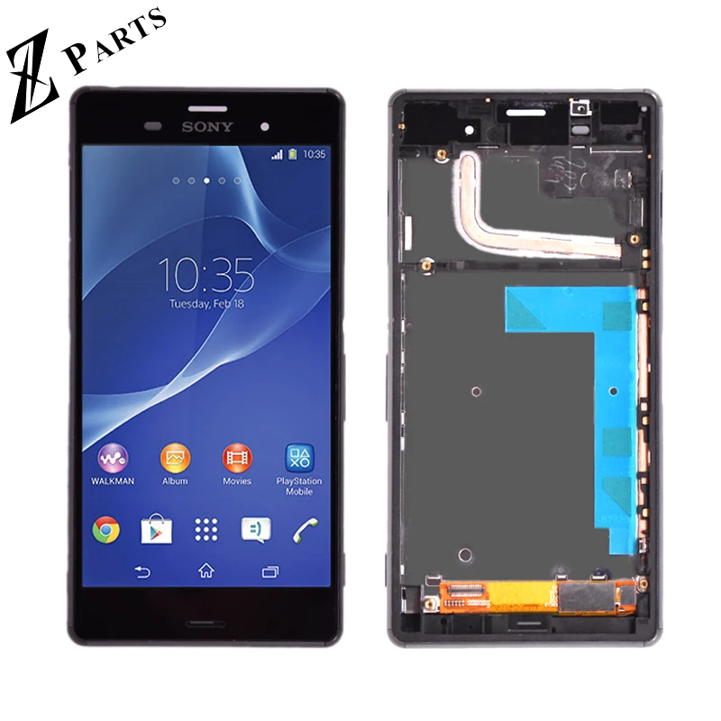 Original 5 2 For Sony Xperia Z3 D6603 D6633 D6653 L55t Lcd Display With Touch Screen Digitizer Assembly With Frame Mobile Phone Lcd Screens Aliexpress