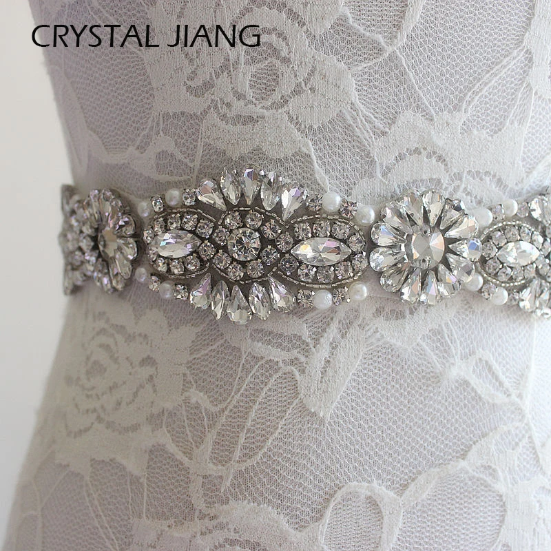 

Rhinestones Wedding Belts Handmade 2018