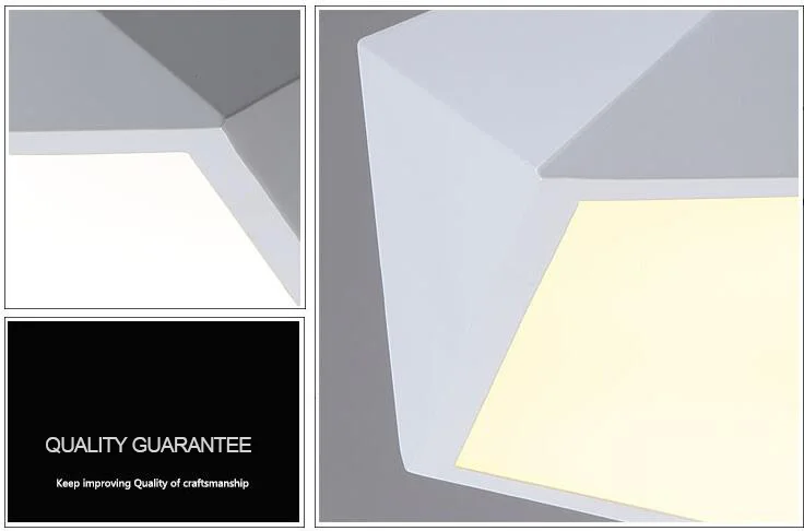 Conduziu a Iluminação da Lâmpada do Teto para Sala de Estar Criativo Geométrico Arte Estudo Varanda Corredor Iluminação Teto 23 Luzes de teto