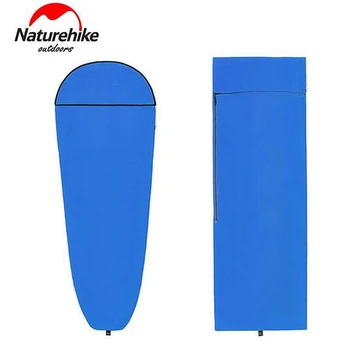 

Naturehike Sleeping Bag Liner Envelope Single Mummy Ultralight Portable Camping Blue Color