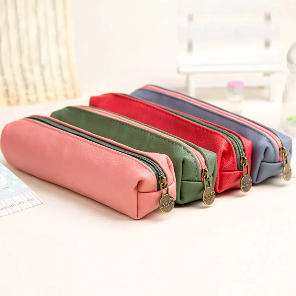 

Stationery Pencil Case Creative Cosmetic Bag Simple Large Capacity Student Stationery Pencil Case School Supplies D328