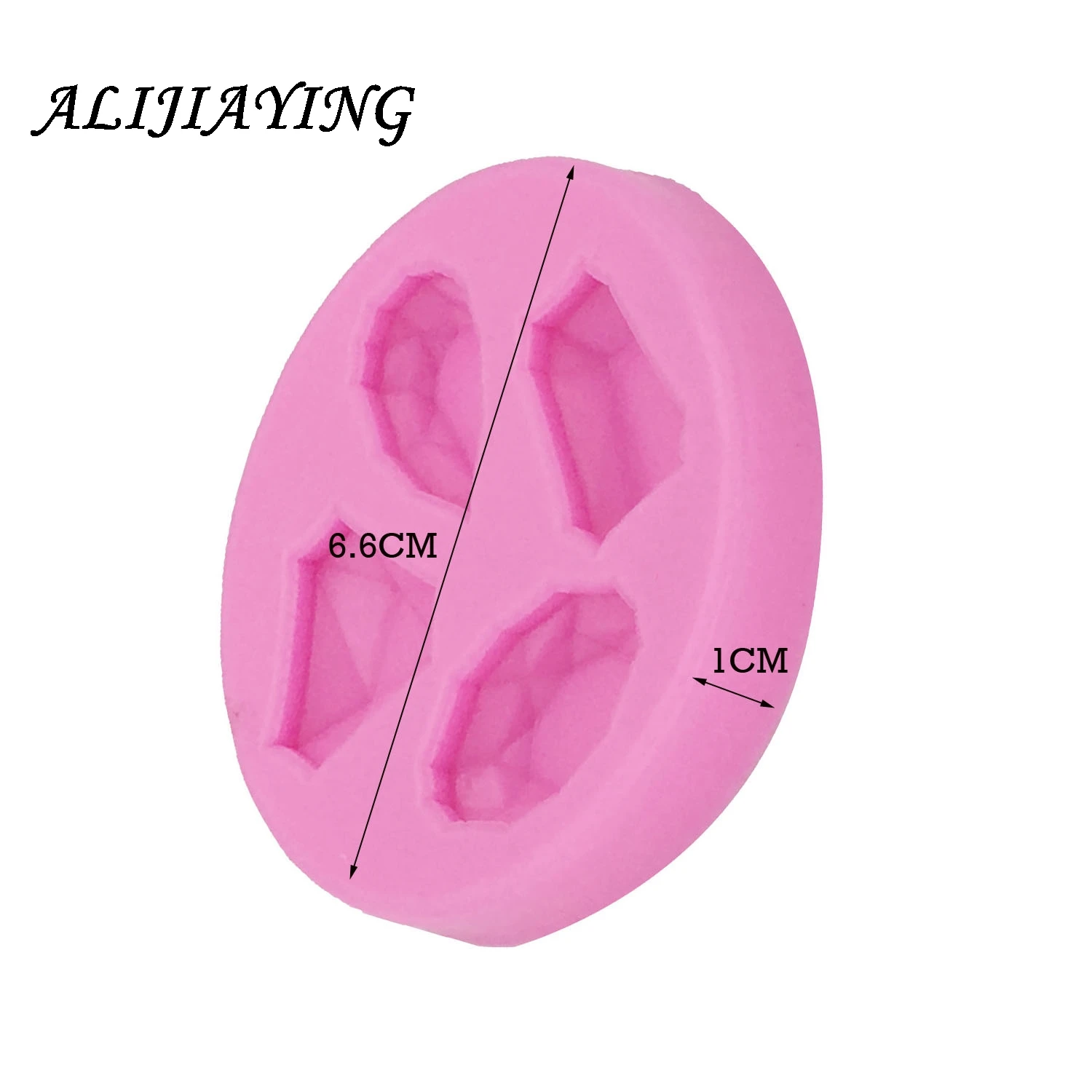1 шт. драгоценный камень в форме ромба помадка торт шоколадные конфеты силиконовые формы для выпечки сахарное ремесло украшения торта инструменты D0110