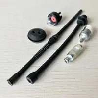 Fuel Oil Filter Hose Pipe Line Primer Bulb Kit For Chinese 45CC 52CC 58CC 4500 5200 5800 Chainsaw Spare Parts 1