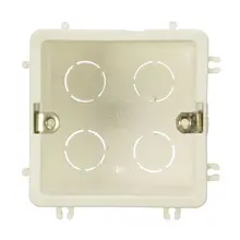 Высокое качество 86*86 мм кассета универсальная белая распределительная коробка для монтажа в стену для настенного переключателя и пластиковый корпус