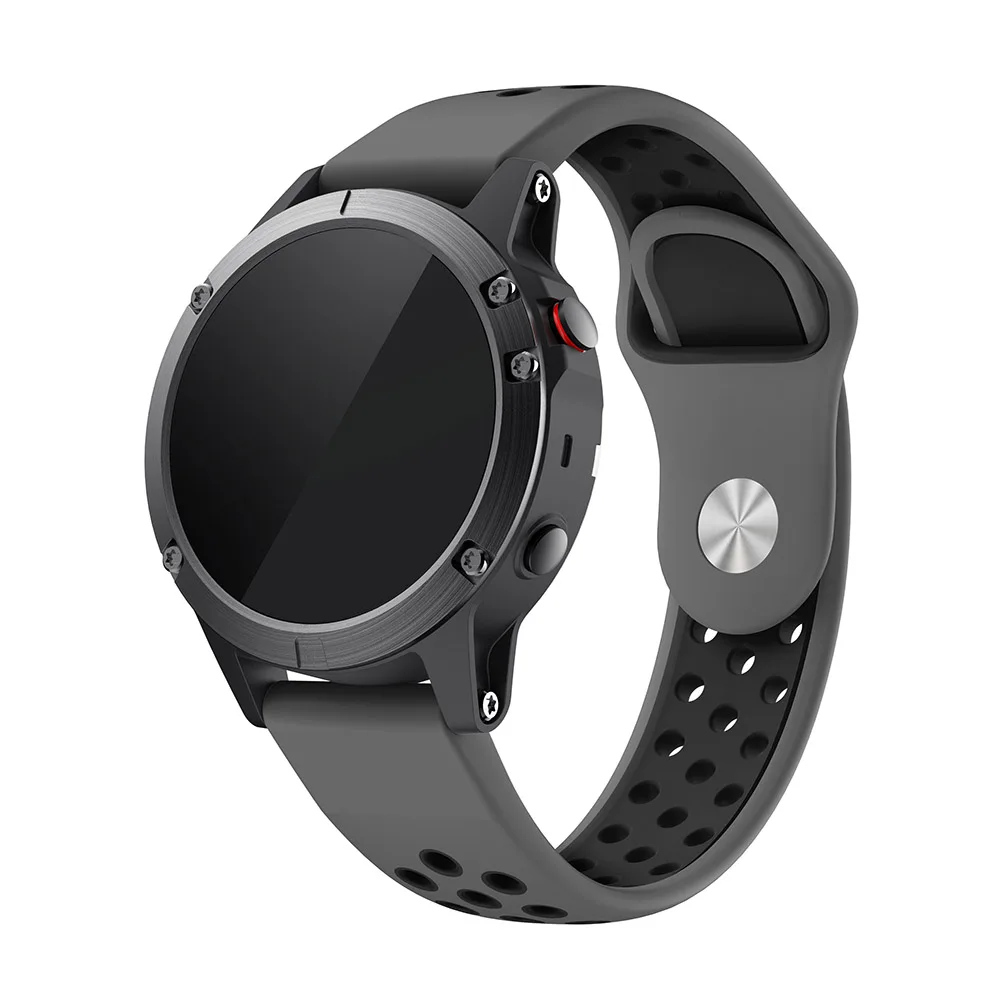 22 мм силиконовый ремешок для часов простой и быстрый ремешок для Garmin Fenix 5 5 Plus Approach S60 Forerunner 935 Quatix 5 Instinct Sport Band