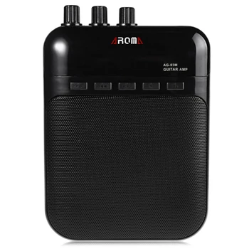 

Aroma Ag - 03M Portable Charging Mini Guitar Amplifier 25Hz-20Khz Metal Guitar Amplifier with Usb Cable