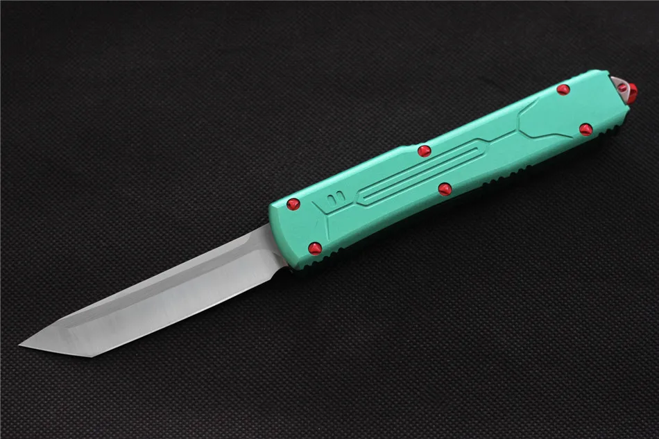 MIKER нож VG-10 лезвие алюминиевые ножи выживания для кемпинга Тактический лазерный прицел EDC инструмент ужин кухонный нож охотничий