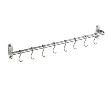 

Wall Mounted Stainless Steel Towels Bar Holder Single Bar Towels Support Bathroom Accessory