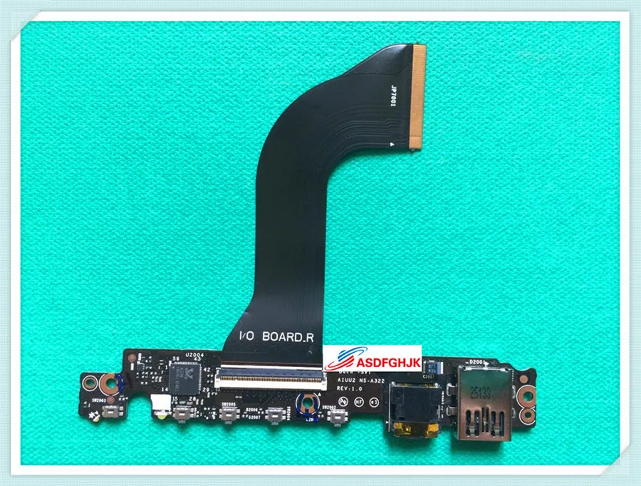Оригинальный Для Lenovo Yoga 3 Pro 13 1370 серии аудио Jack Плата USB AIUU2 NS-A322 W кабель |