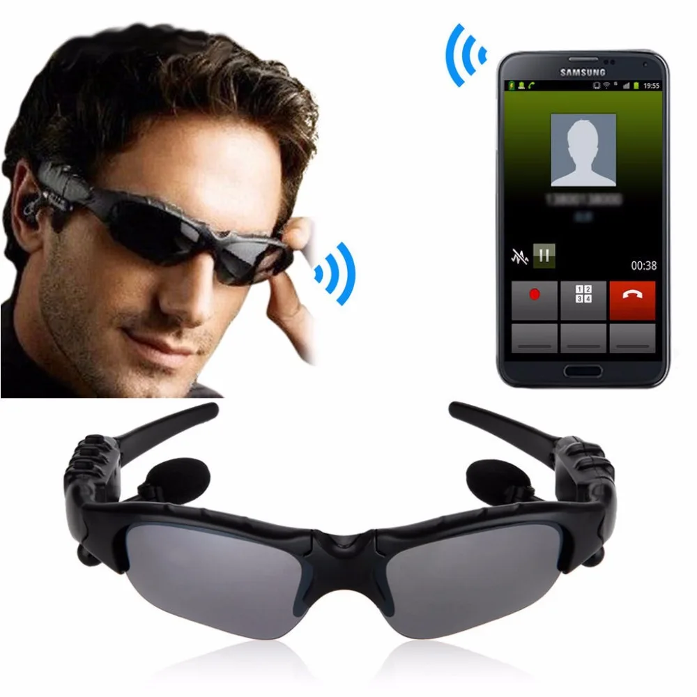 Новинка солнцезащитные очки Spied 3 D стильные BLuetooth наушники гарнитура Earhook для