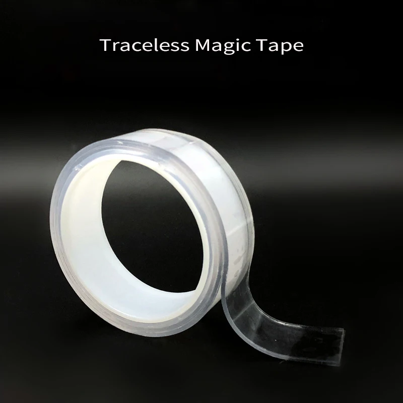 Нано- волшебная лента несколько прозрачных моющихся клейких двухсторонних клея можно использовать повторно для нескольких вариантов