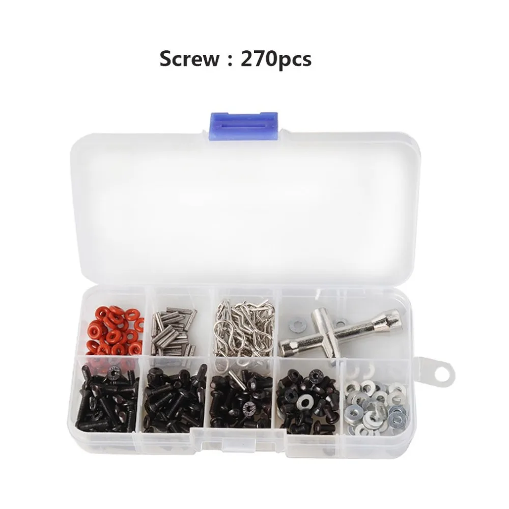 

Sakura D3/D4/XIS Full Car Screw Accessories Fire Head Storage Box (270pcs Box) HSP Unlimited Screw Box
