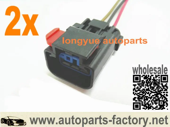 Longyue 2шт 3 способа ремонта соединитель Pigtail аксессуары для Мопар кривошипный кулачок датчик коленчатого вала, катушка зажигания 8"