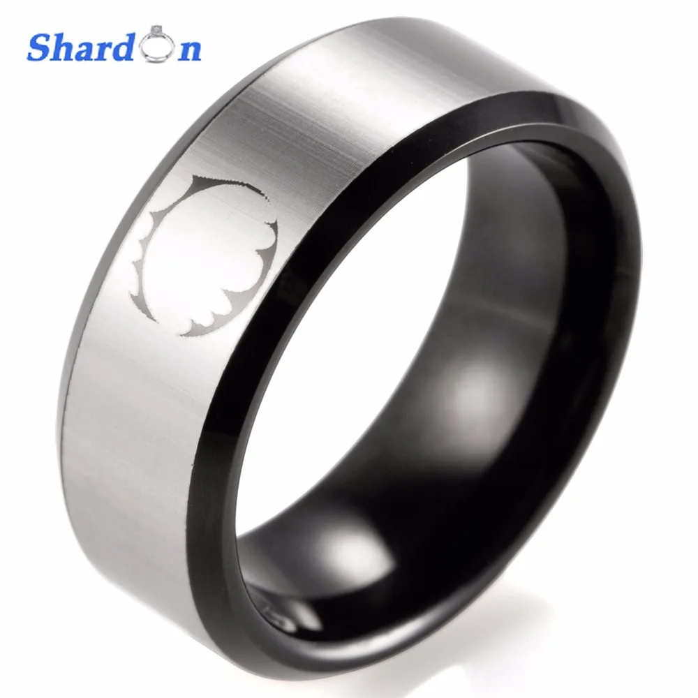 

SHARDON Wedding & Engagement Jewelry Rings Dark Souls 8mm Tungsten Ring fashion for Men Wedding Band Engagement ring
