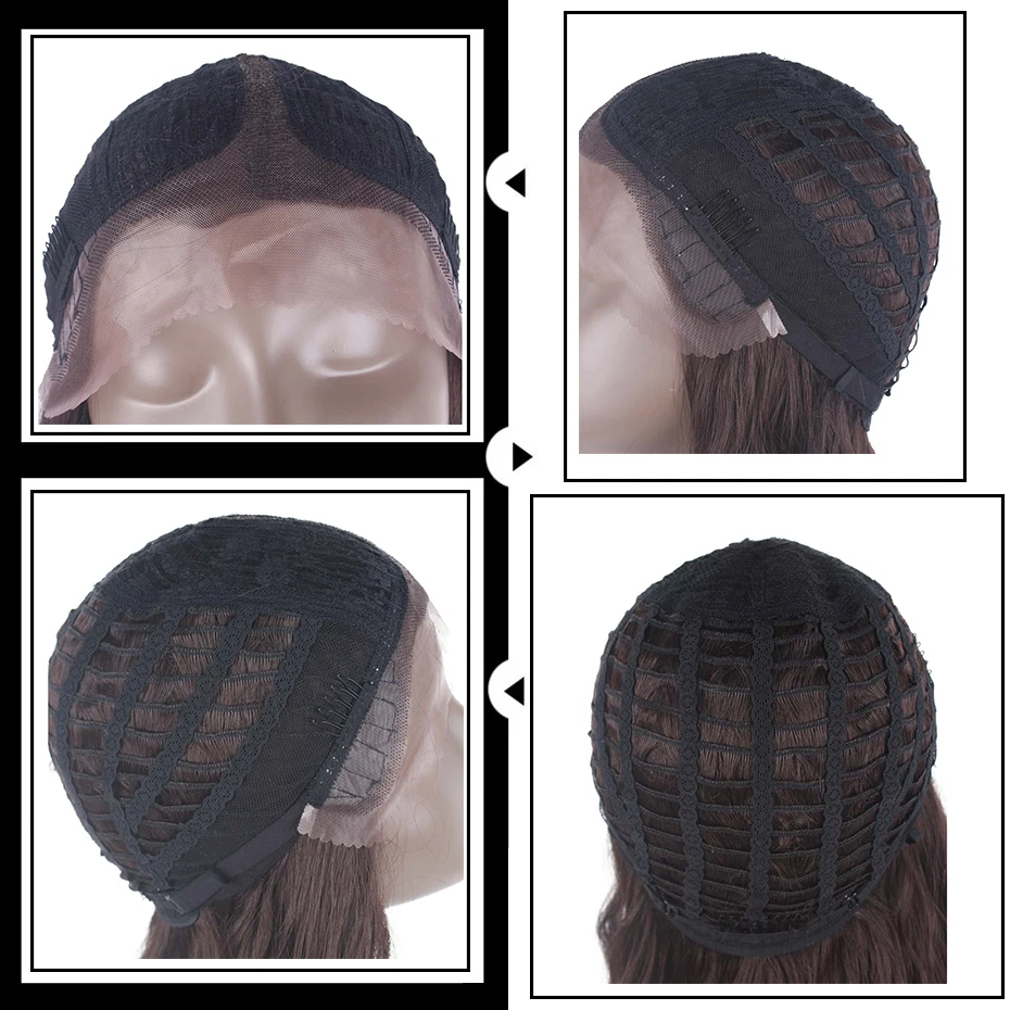 Natural Wave Long Soft Lace Wigs For Women X-TRESS Ombre Black Gold Blonde Color Lace Front Synthetic Hair Wavy Wig Middle Part Natural Wave Long Soft Lace Wigs For Women X-TRESS Ombre Black Gold Blonde Color Lace Front Synthetic Hair Wavy Wig Middle Part