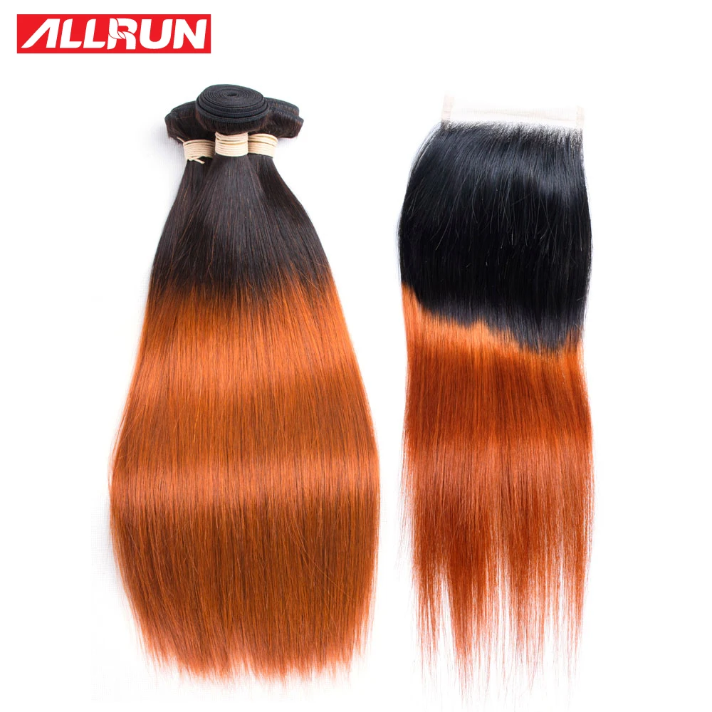 ALLRUN Mongolian Straight Hair Weave 3 Bundles T1B/350 Color Non Remy Hair With 4*4 Lace Closure 100% Human Hair Free Shipping ALLRUN Mongolian Straight Hair Weave 3 Bundles T1B/350 Color Non Remy Hair With 4*4 Lace Closure 100% Human Hair Free Shipping