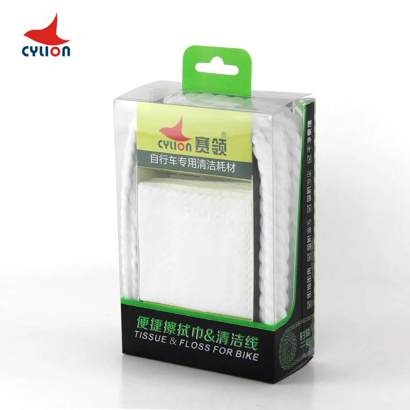 

CYLION Wash Chain Cleaning Cloth&Line For Bicycle Chain Flywheel Tire tissue&floss Tools Easy To Take bike Bicycle Accessories